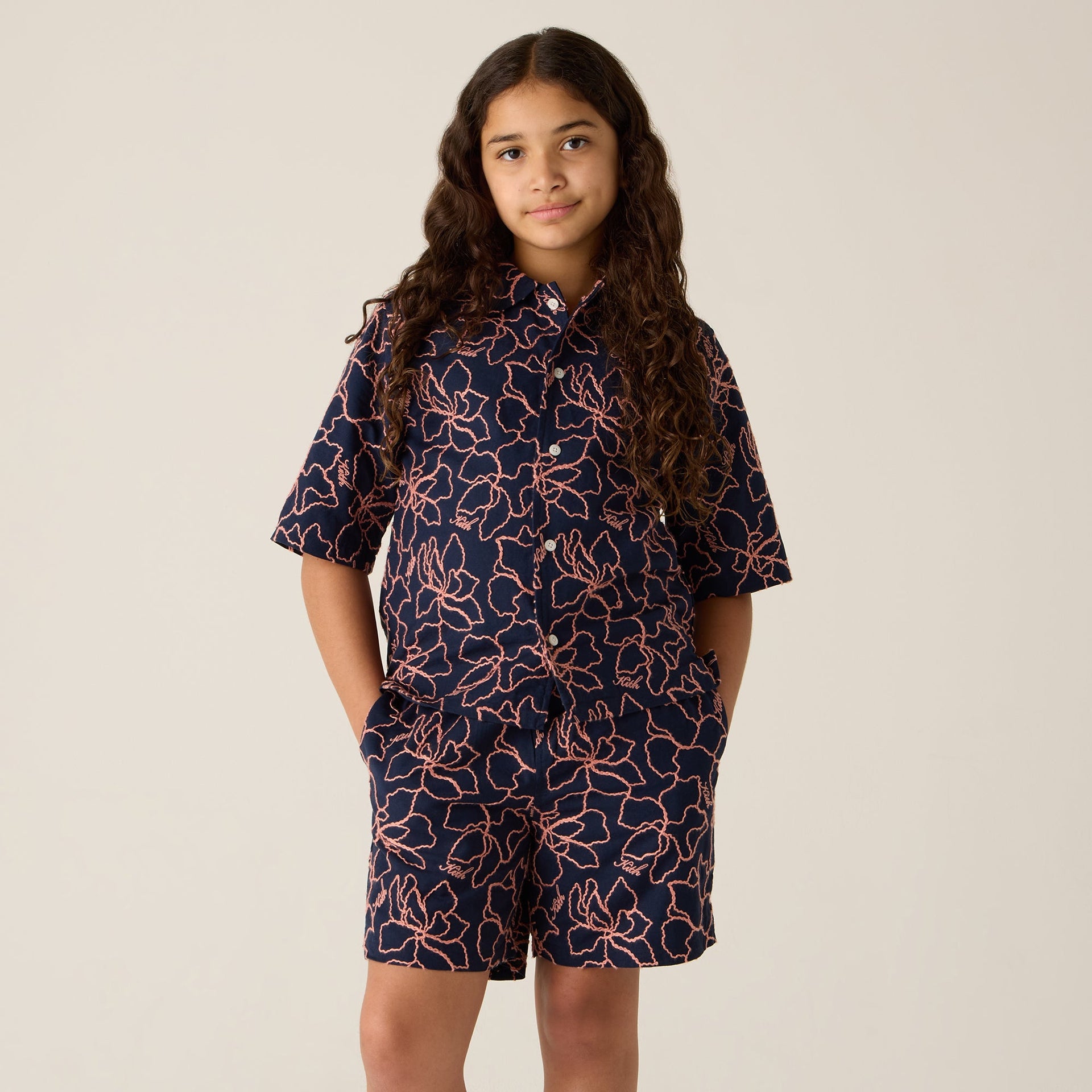 Kith Kids Iris Bennet Camp Short - Nocturnal