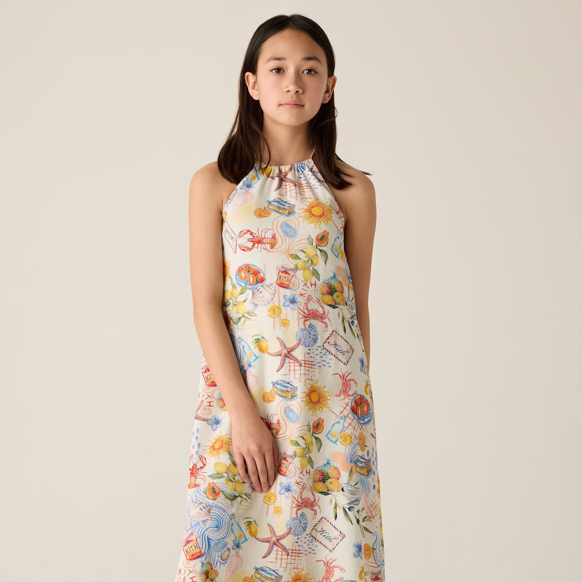 Kith Kids Summer Picnic Maxi Dress - Sandrift