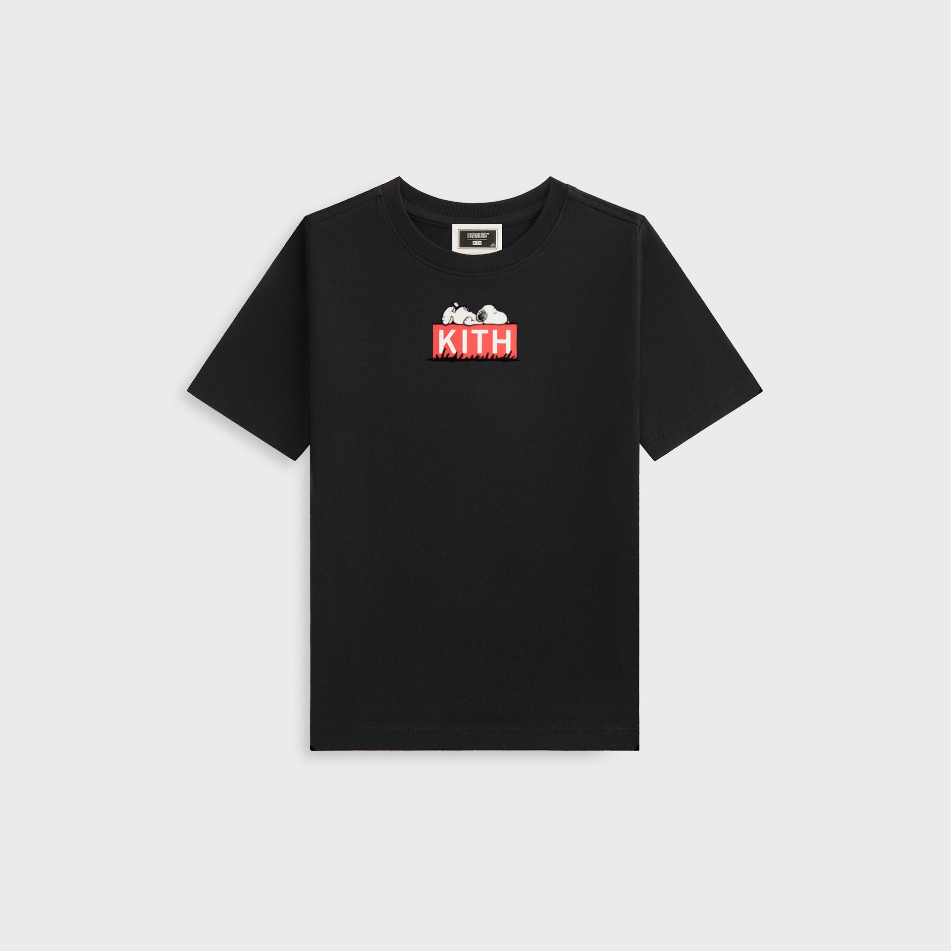 Kith Kids for Peanuts Doghouse Classic Logo Tee - Black
