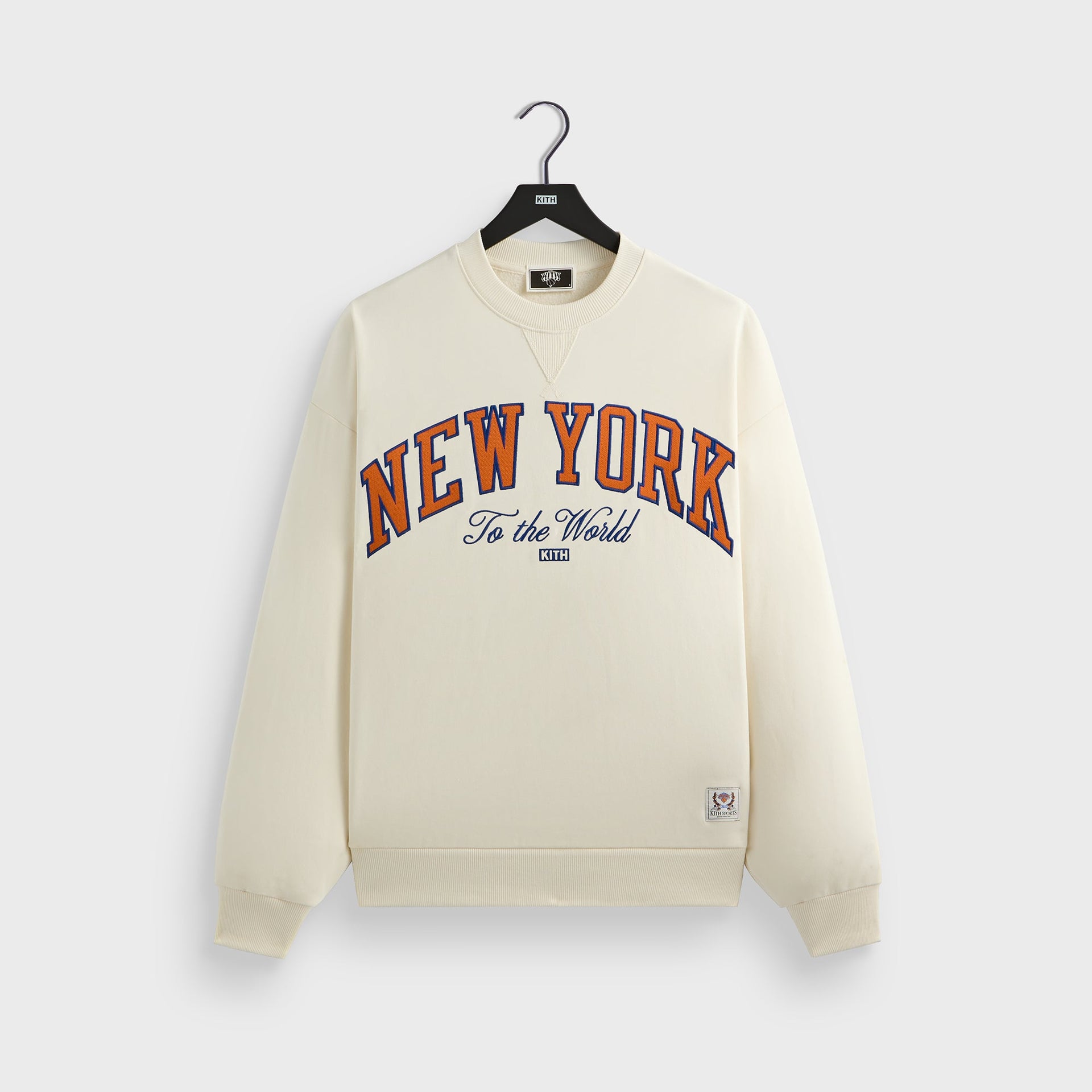 Kith for the New York Knicks Vintage Nelson Crewneck - Sandrift