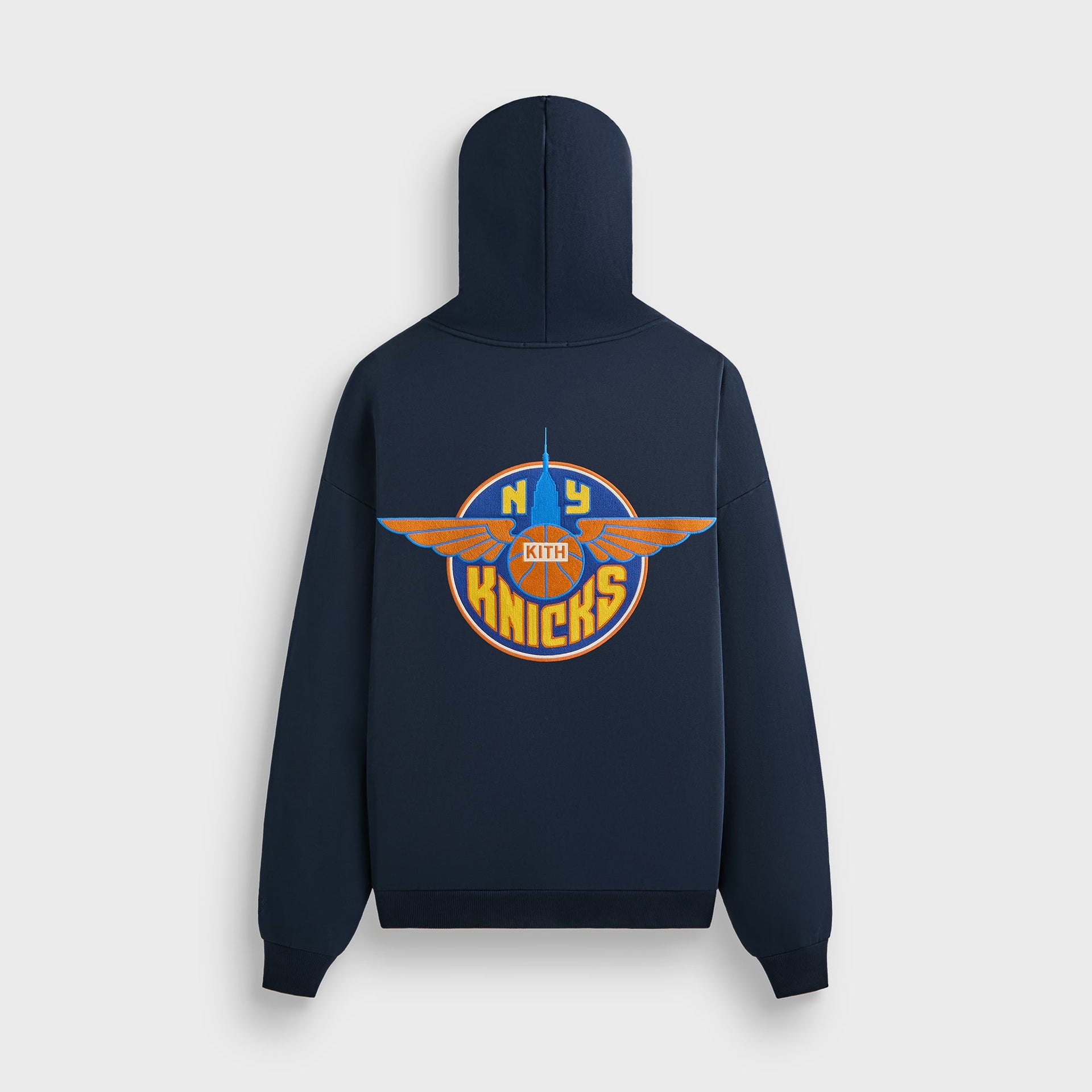 Kith for the New York Knicks Wingman Vintage Nelson Hoodie - Nocturnal