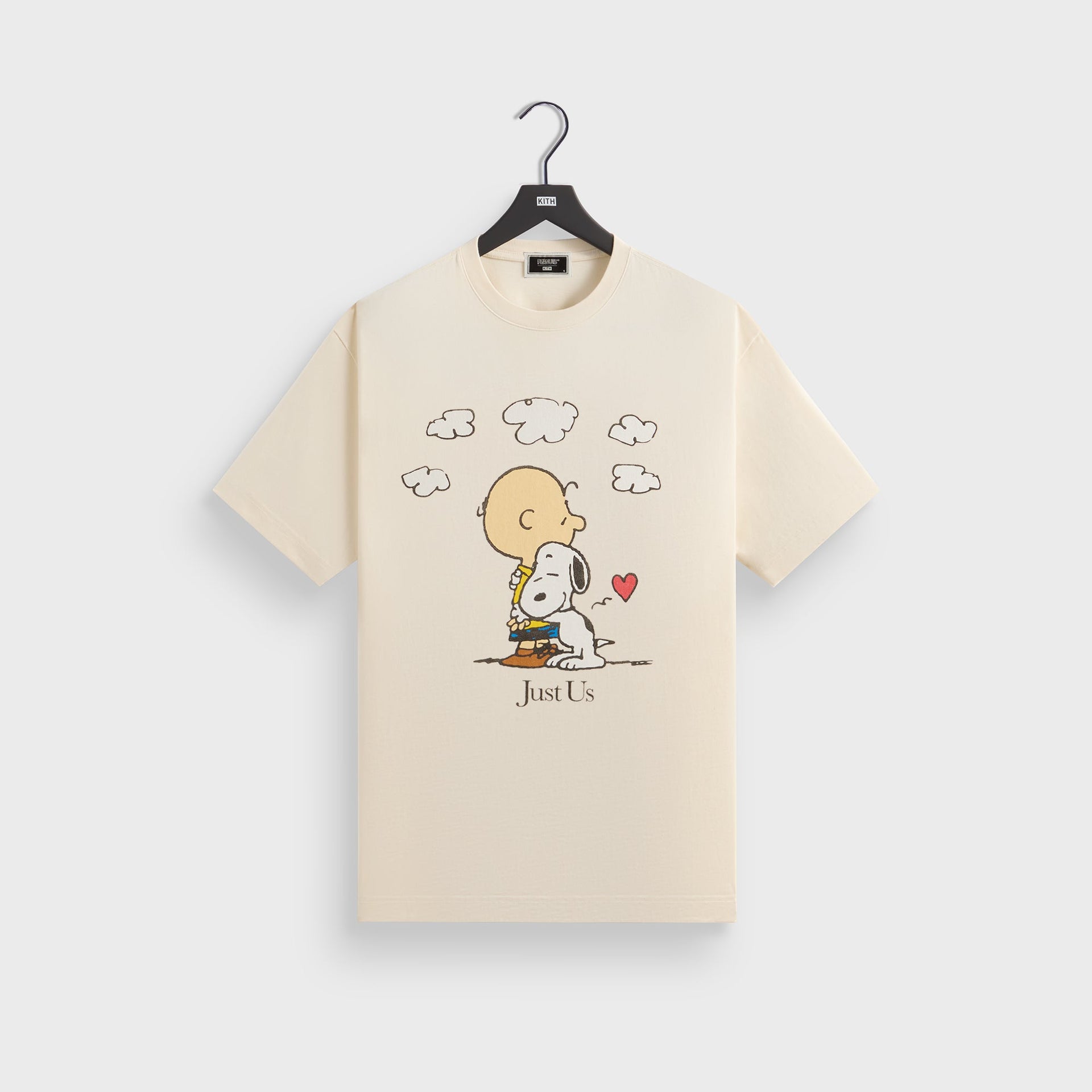 Kith for Peanuts Charlie Brown Just Us Tee - Sandrift