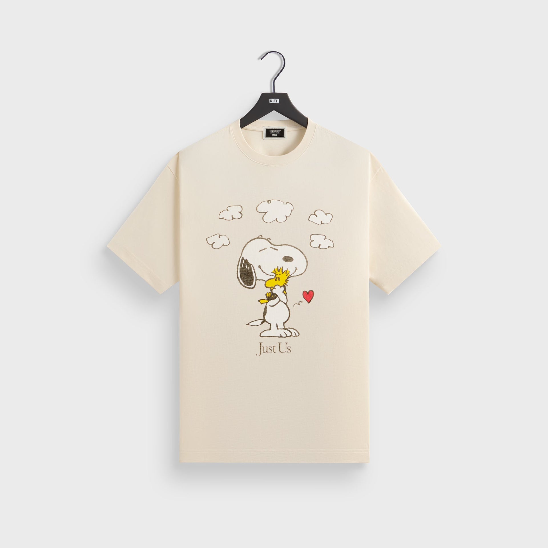 Kith for Peanuts Snoopy Just Us Tee - Sandrift