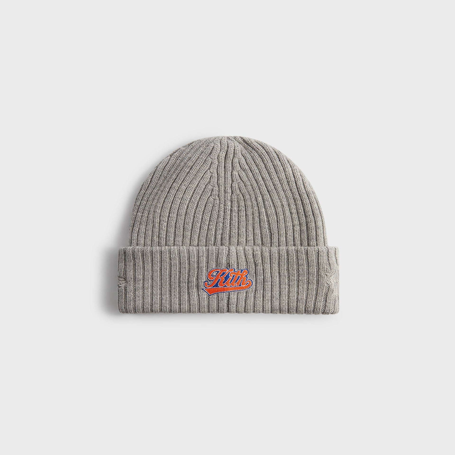 Kith for the New York Knicks Court Vision Beanie - Light Heather Grey