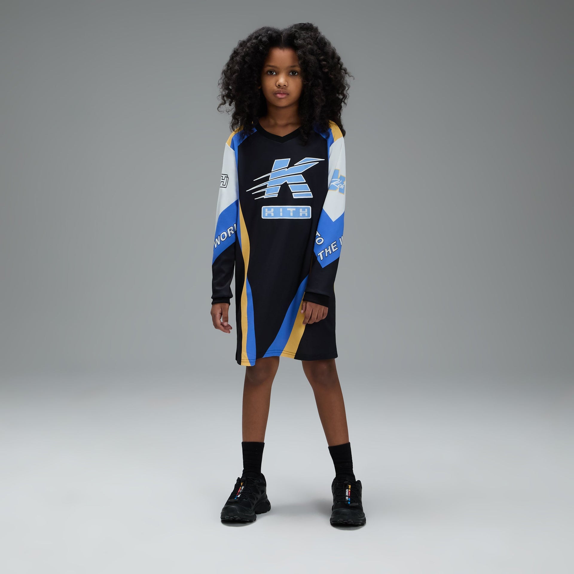 Kith Kids Ridley Speed Logo Dress - Black