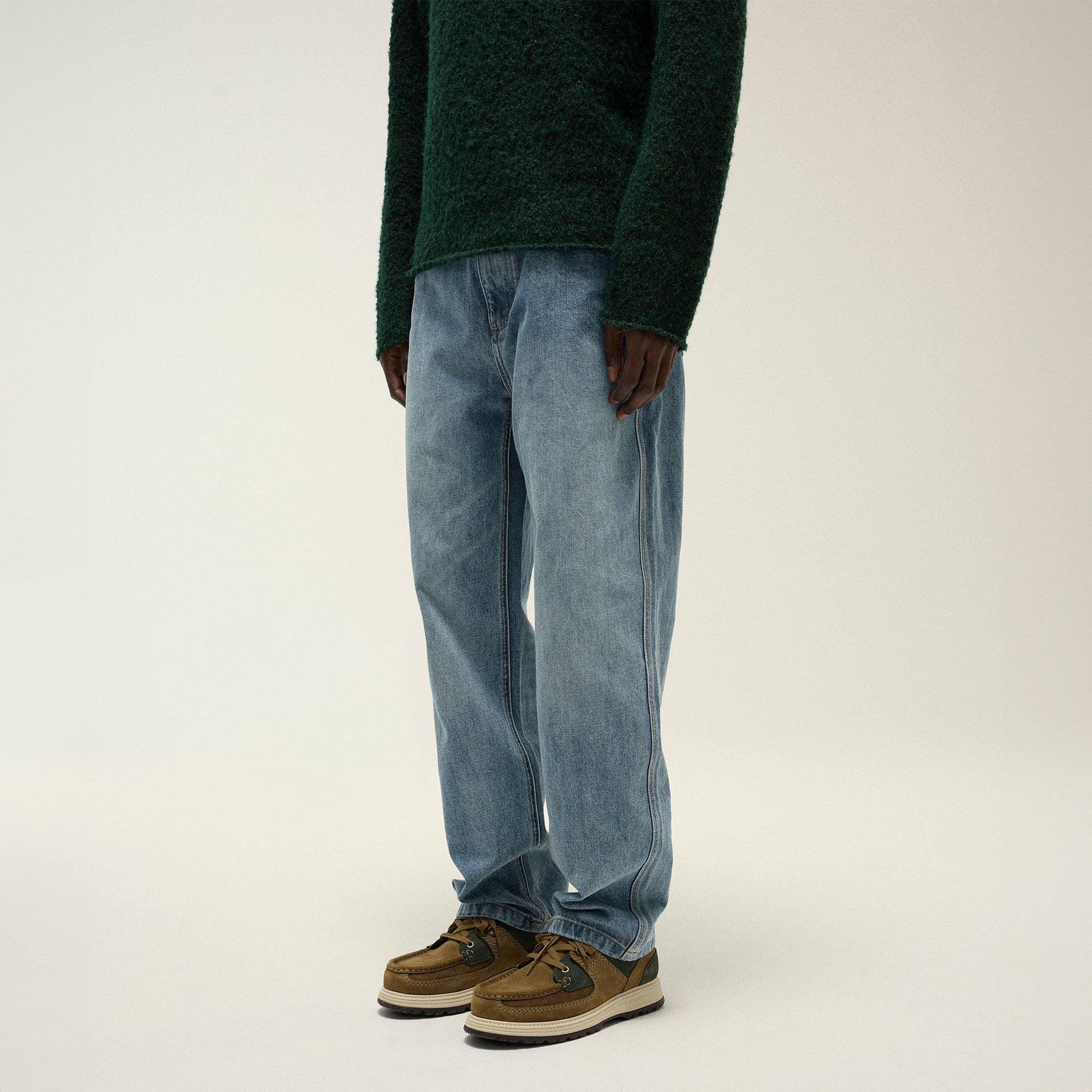 Kith Centre Straight Jean in Dark Indigo