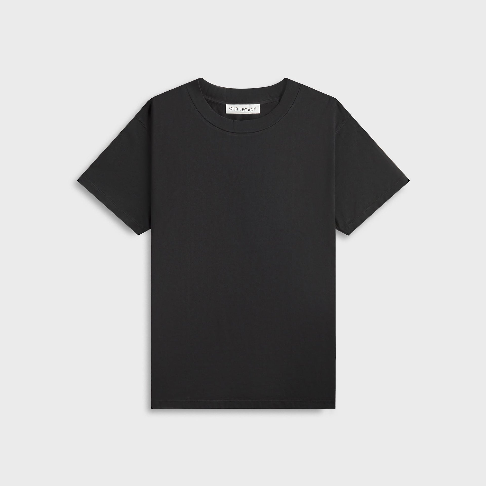 Our Legacy Bliss Tee - Washed Black Band Jersey